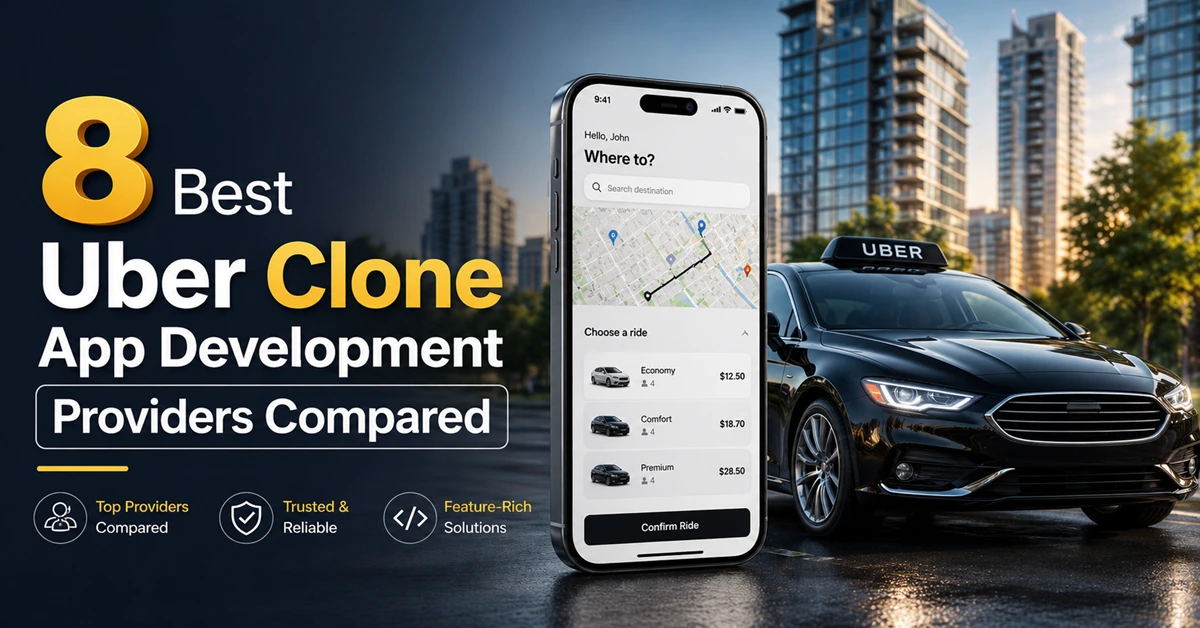 8 Best Uber Clone App Development Providers