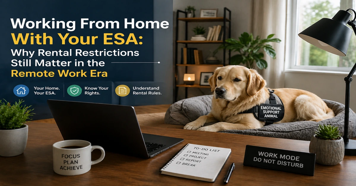 Working From Home With Your ESA