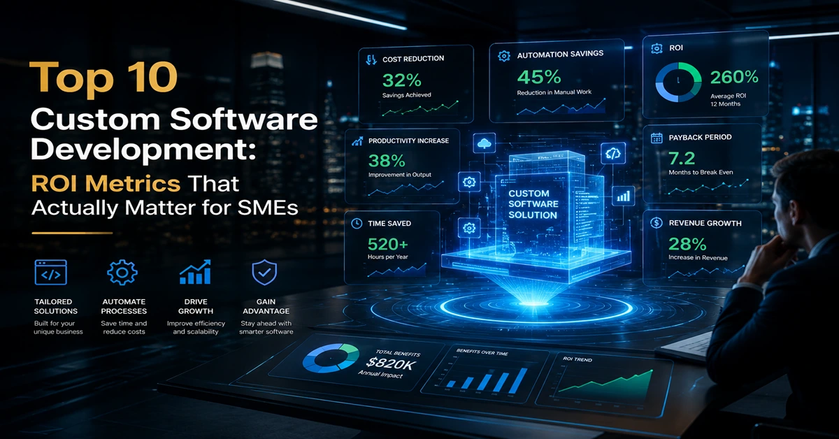 Top 10 Custom Software Development ROI Metrics That Actually Matter for SMEs