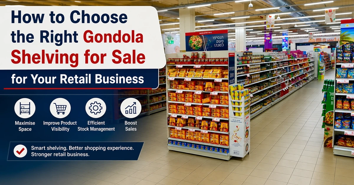 How to Choose the Right Gondola Shelving for Sale for Your Retail Business