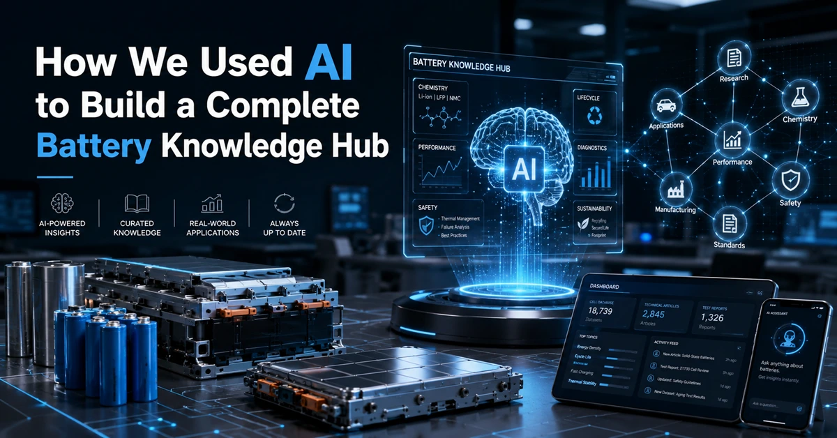 Using AI to Build a Topic Cluster Strategy for Battery SEO
